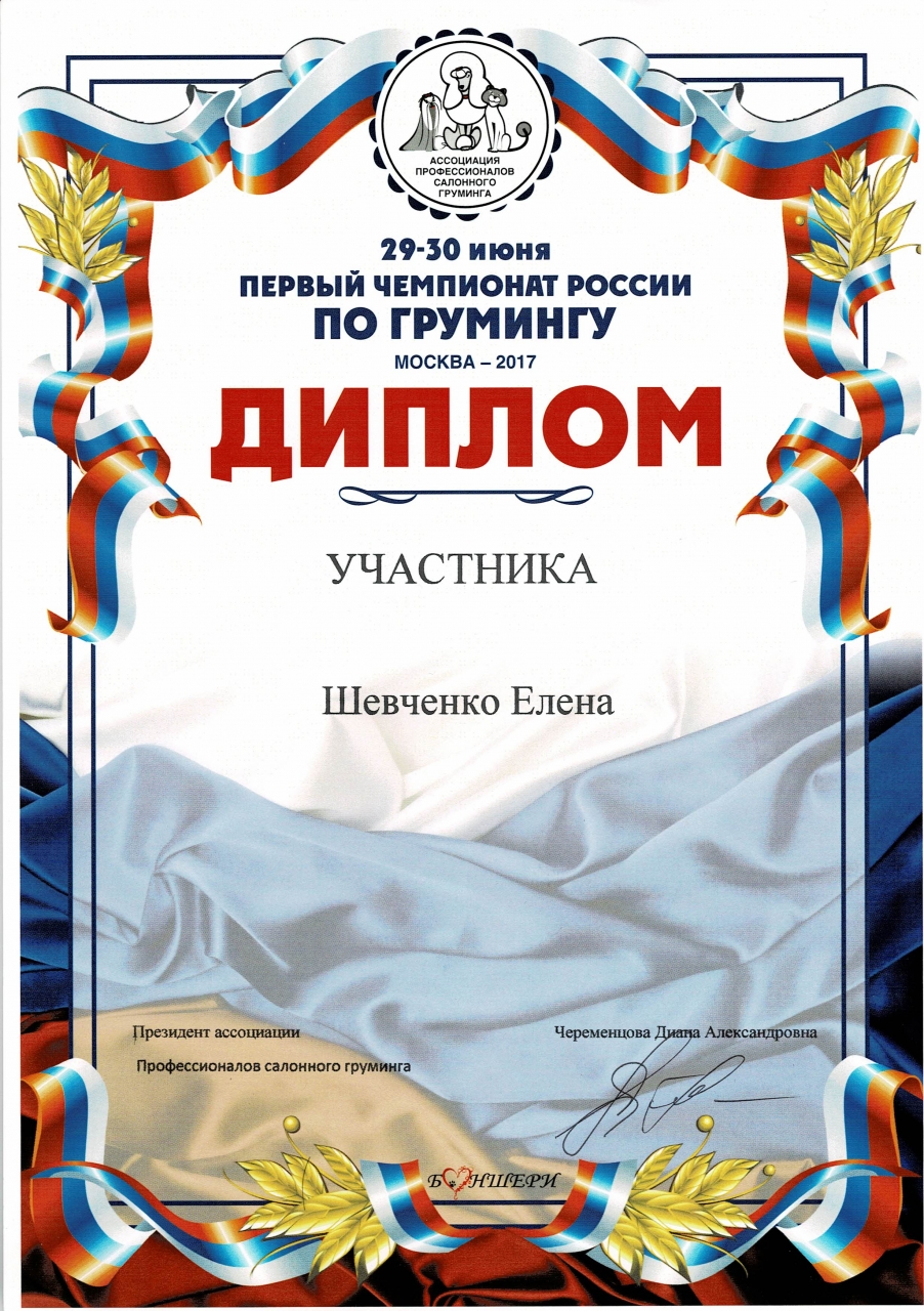Чемпионат по грумингу 2017